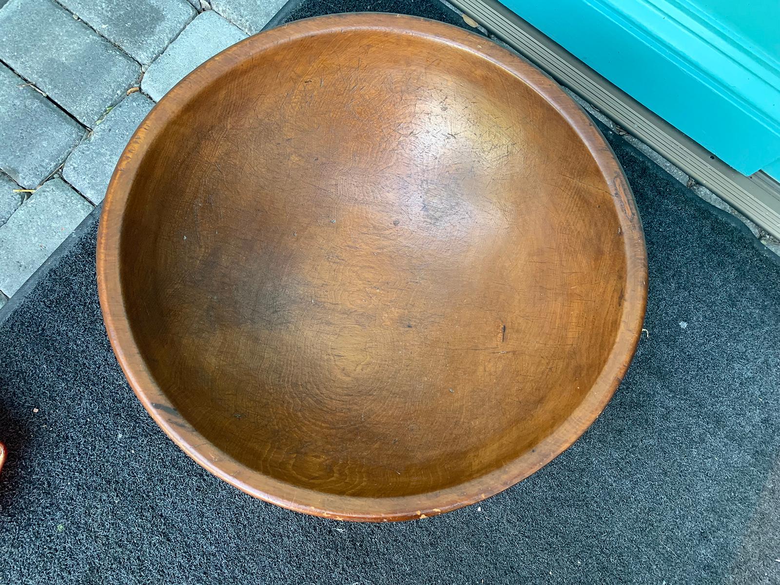 Late 19th-Early 20th Century American Handmade Bowl In Good Condition In Atlanta, GA