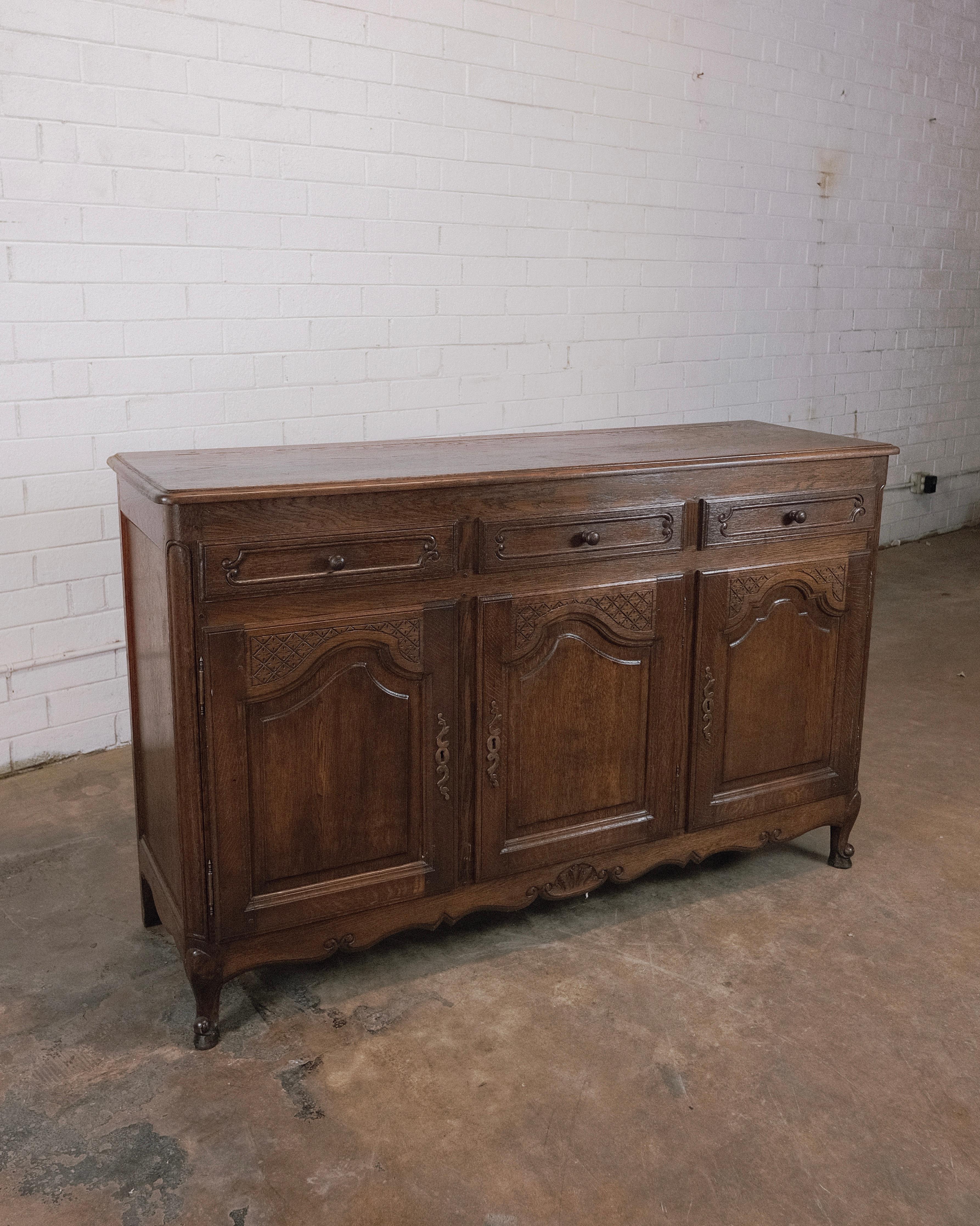 Late 19th - Early 20th Century, Antique French Country Sideboard 1
