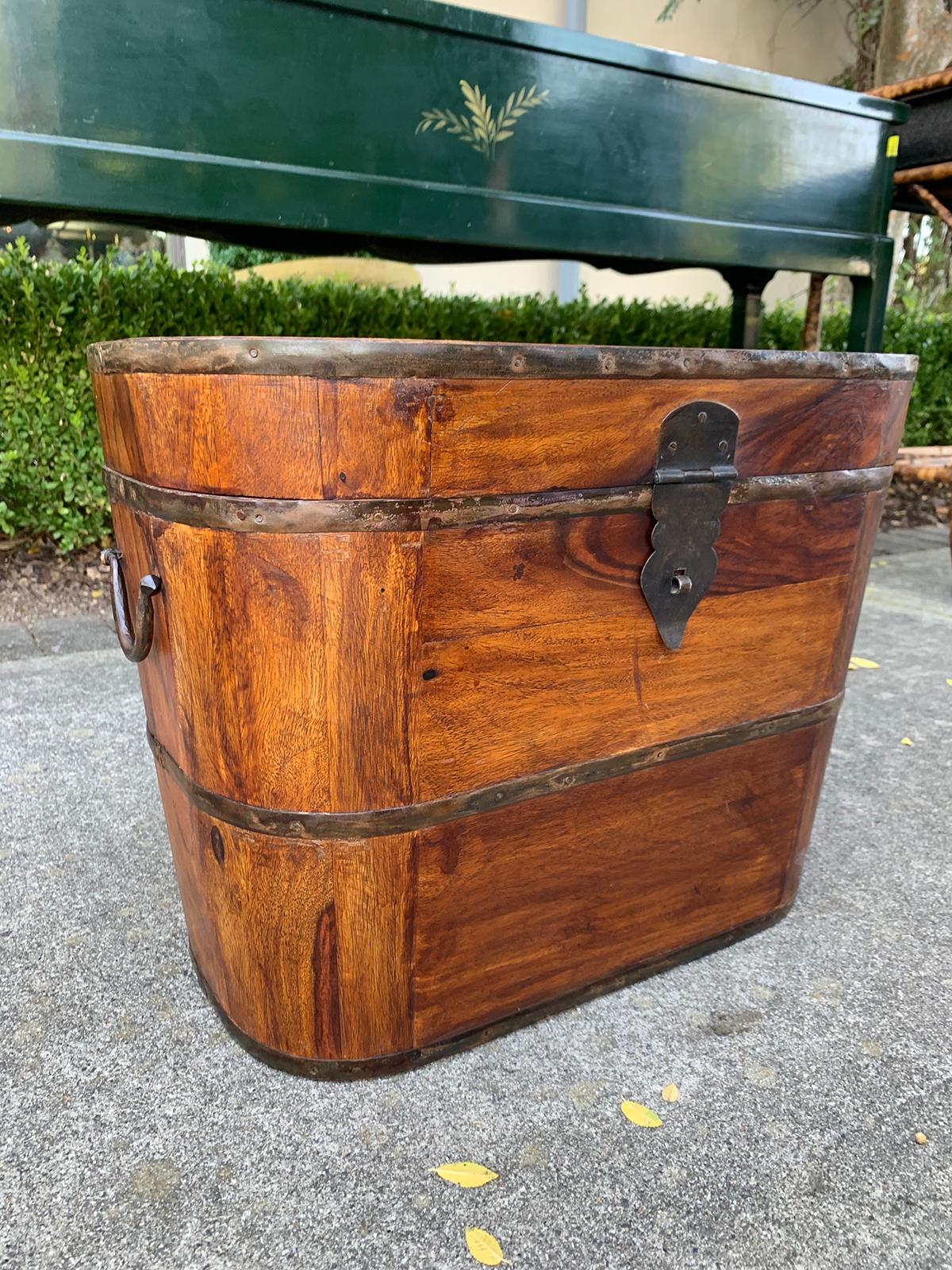 Campaign Late 19th-Early 20th Century Camphor Wood Box, circa 1900