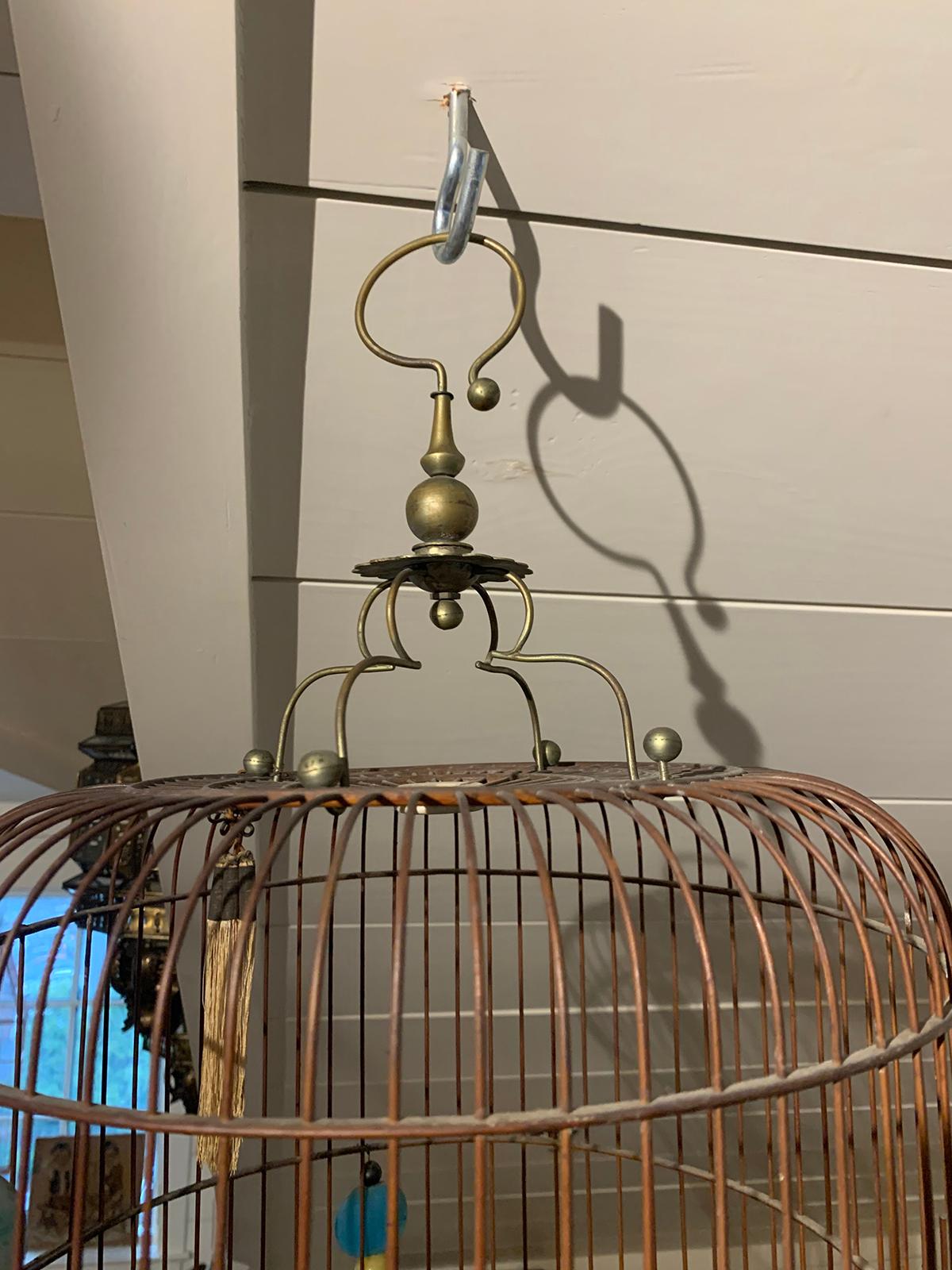 Late 19th-Early 20th Century Chinese Hanging Birdcage 3