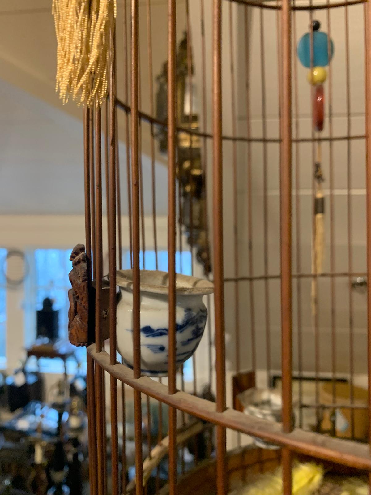 Late 19th-Early 20th Century Chinese Hanging Birdcage 5