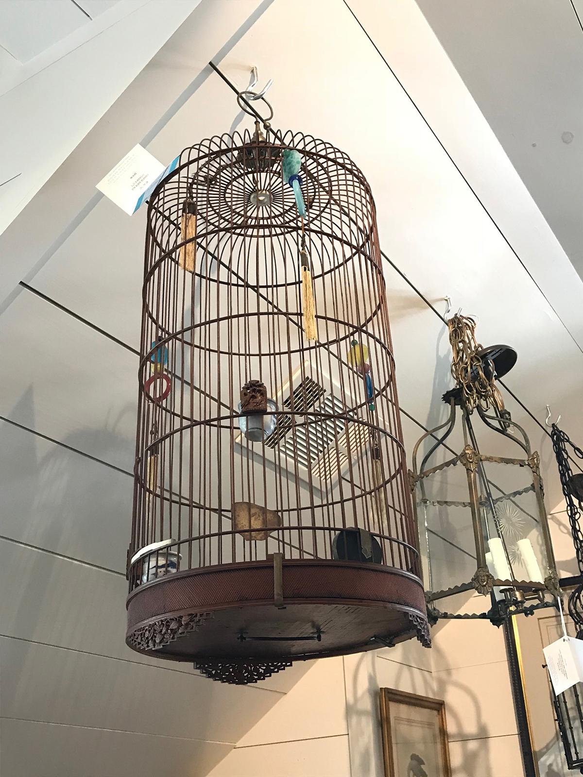 Late 19th-Early 20th Century Chinese Hanging Birdcage 6