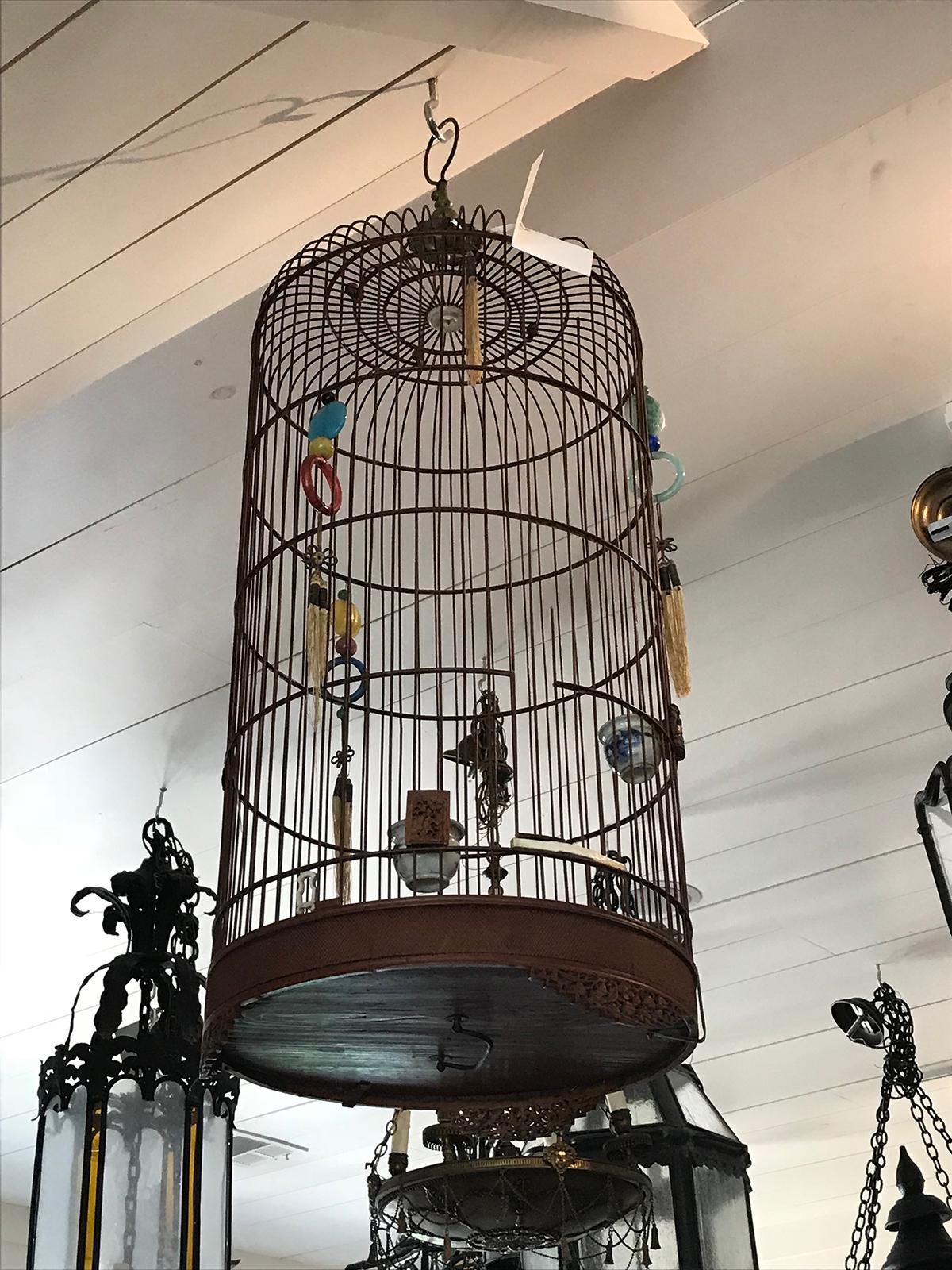 Late 19th-Early 20th Century Chinese Hanging Birdcage 7