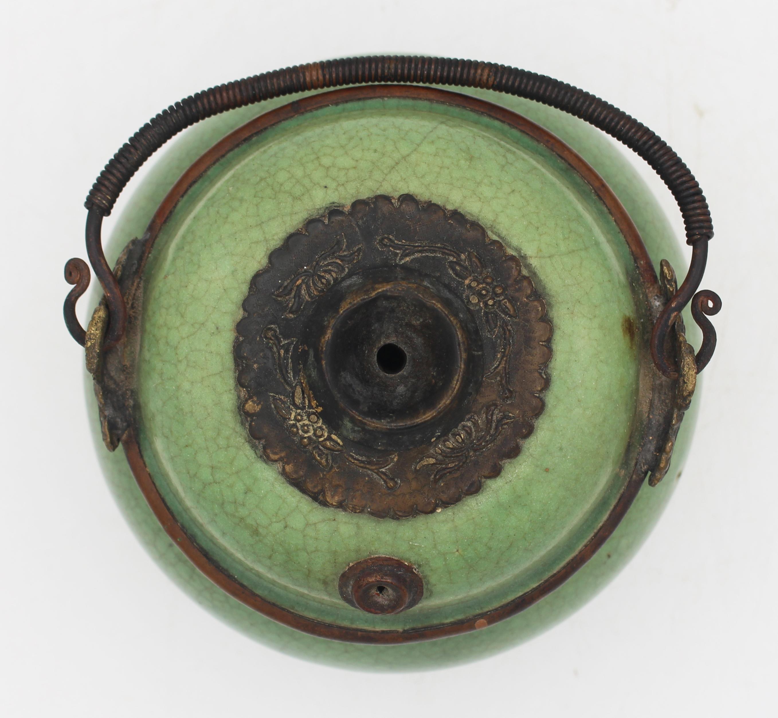 Late 19th-Early 20th Century Chinese Stoneware Opium Water Pot 2