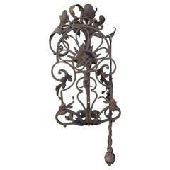 Antique Late 19th-Early 20th Century Continental Handmade Iron Bell