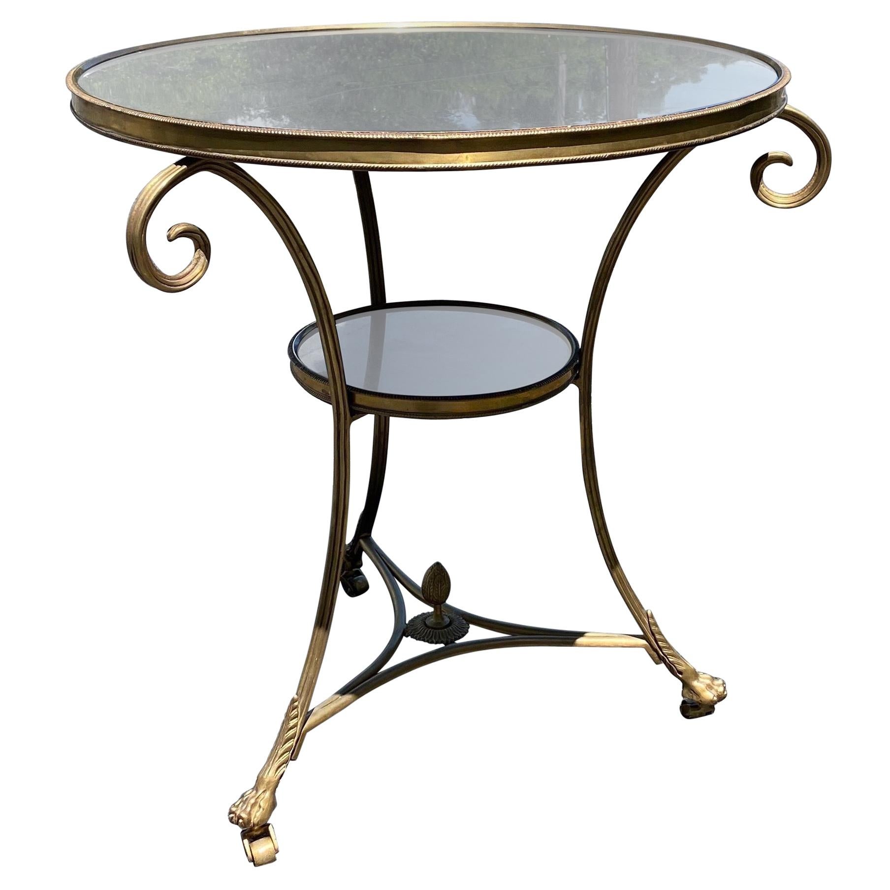 Late 19th-Early 20th Century Directoire Style Bronze Gueridon