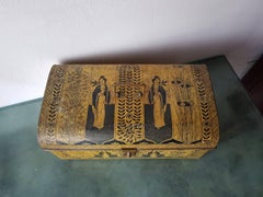Late 19th or Early 20th Century Dutch Tin Storage Box