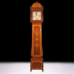 Orologio a cassa lunga edoardiano della fine del XIX - inizio XX secolo di Maple & Co. Londra