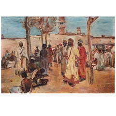 Late 19th, Early 20th Century, English Painting Orientalist School