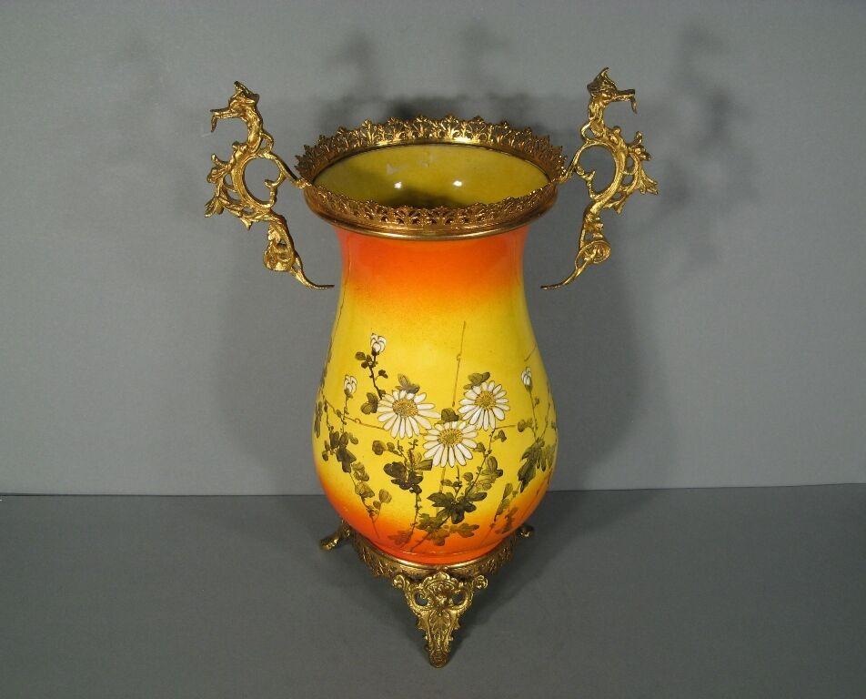 Pintado a finales del siglo XIX/principios del XX Estilo Lejano Oriente -1Y53 4