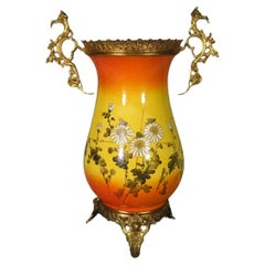 Antique Late 19th/Early 20th Century Far Eastern Style Painted -1Y53