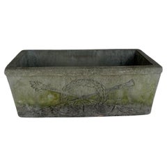 Late 19th- early 20th Century French Neoclassical Style Cast Stone Planter