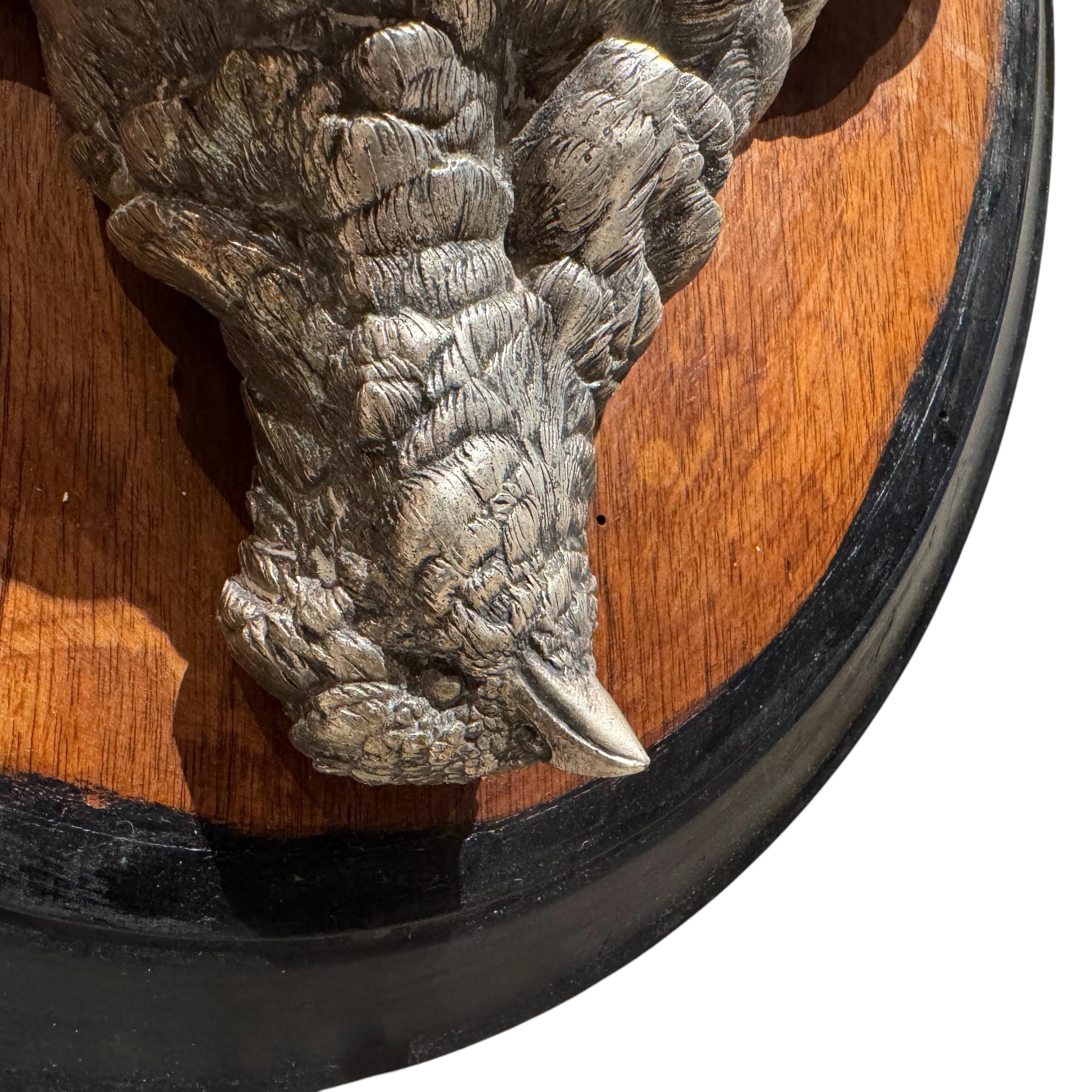 Late 19th/Early 20th Century German Grouse Hunt Plaque For Sale 5