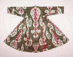 Late 19th-Early 20th Century Ikat Chapan from Uzbekistan