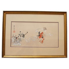 Stampa giapponese su legno tra la fine del XIX e l’inizio del XX secolo, La danza Nunozarashi