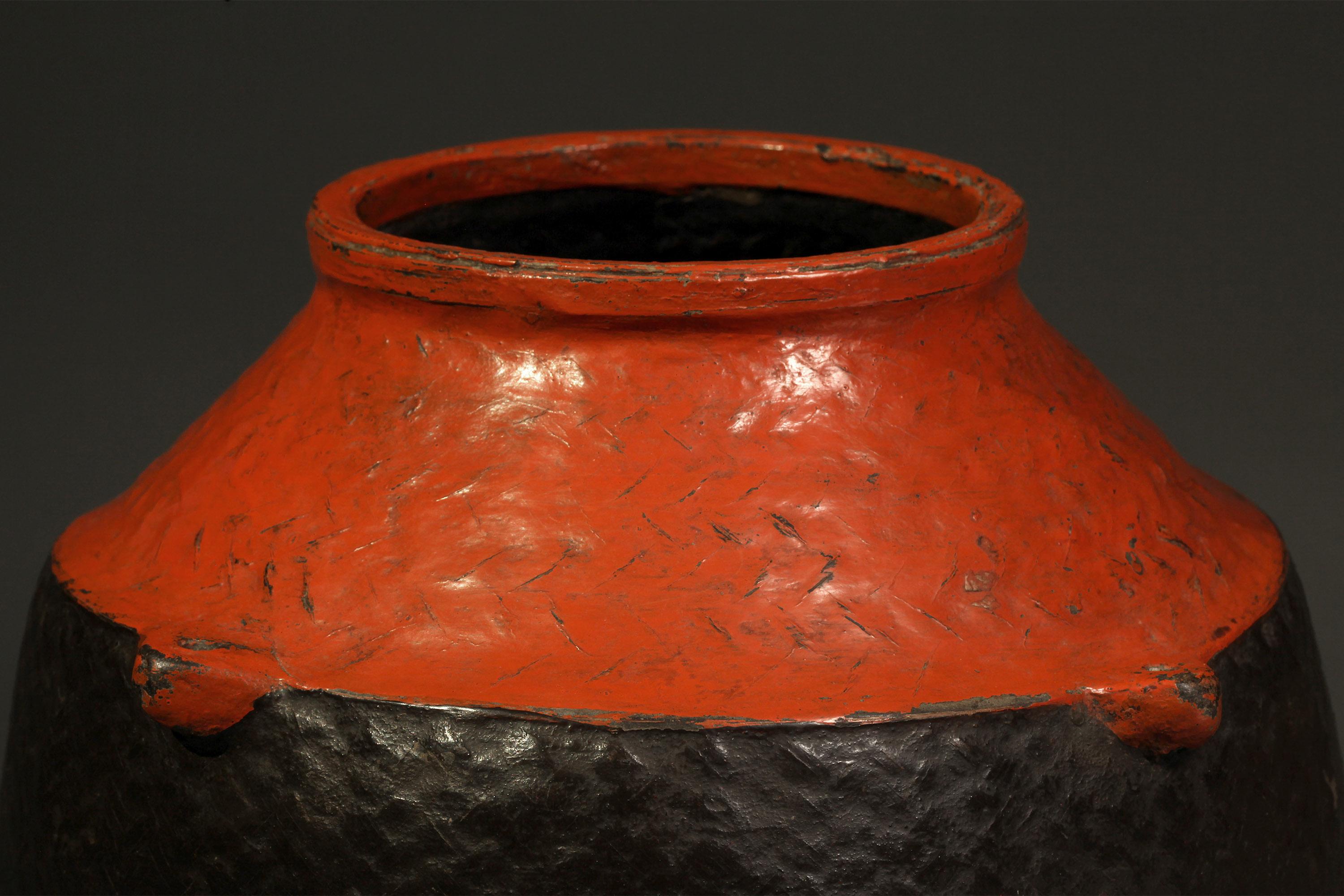 Tribal Late 19th-Early 20th Century Lacquer Container, Burma