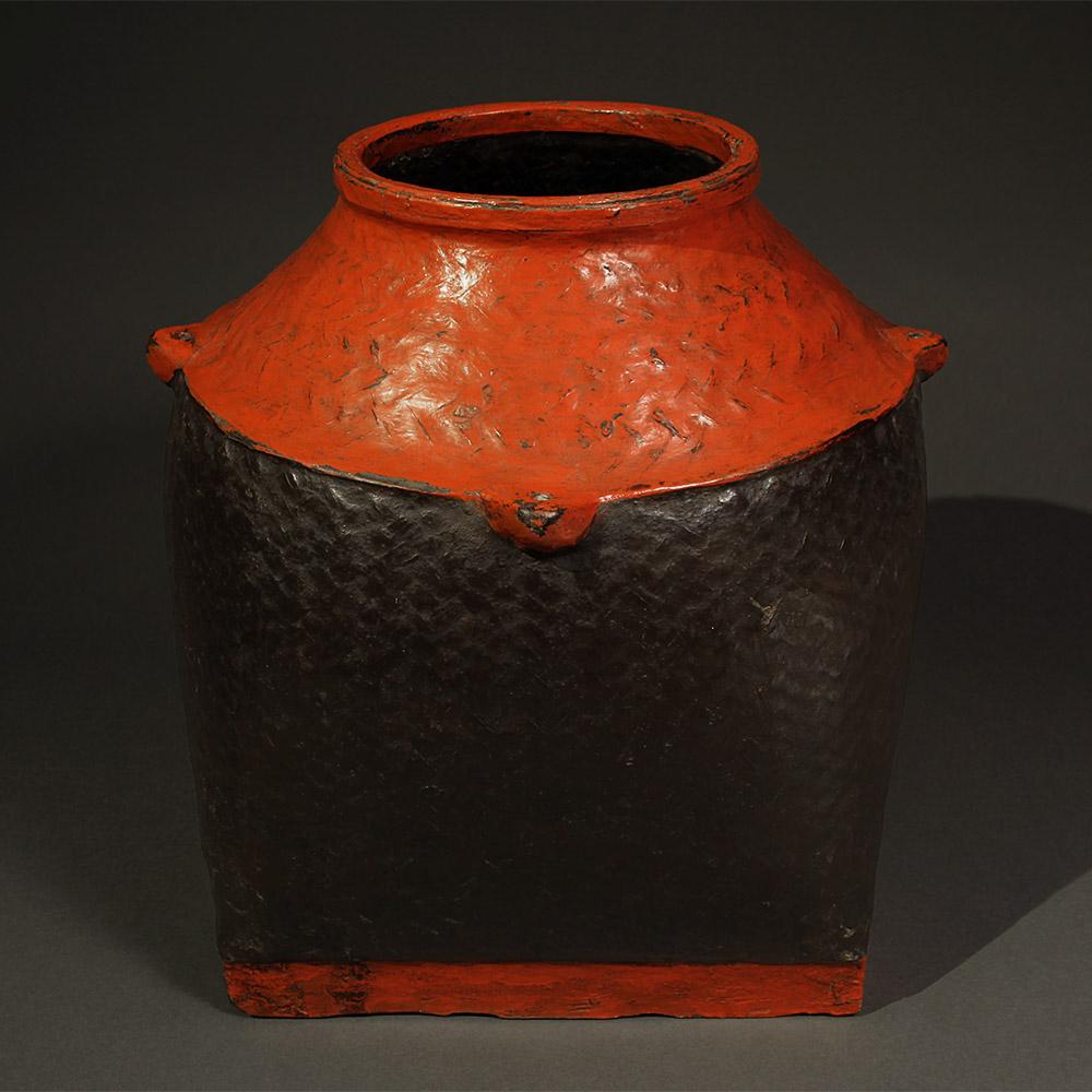 Burmese Late 19th-Early 20th Century Lacquer Container, Burma