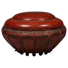 Late 19th-Early 20th Century Lacquer Offering Vessel, Hsun-ok, Burma