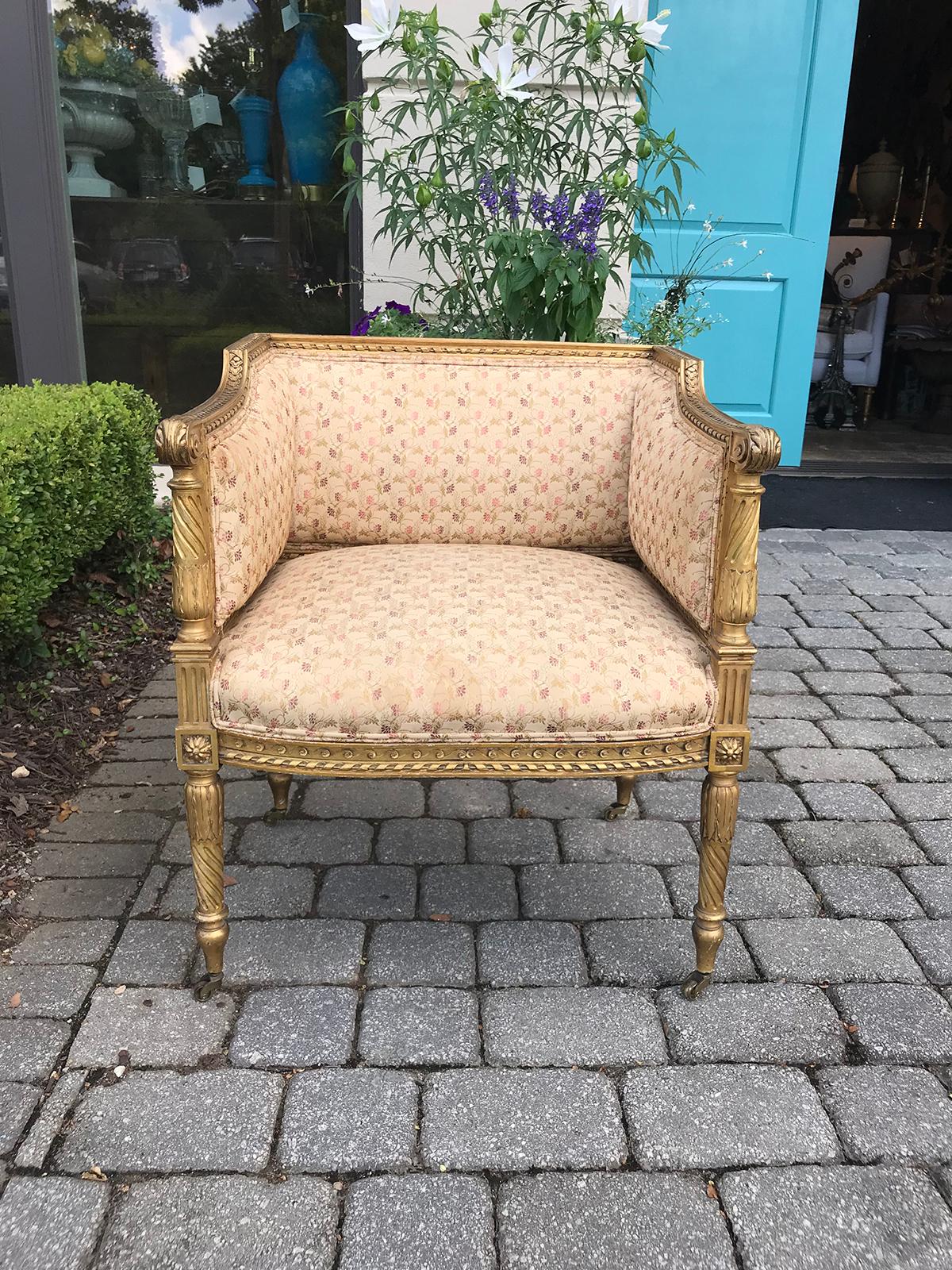 Late 19th-early century 20th Louis XVI small chair.