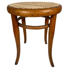 Late 19th Early 20th Century Stool Attributed to Thonet