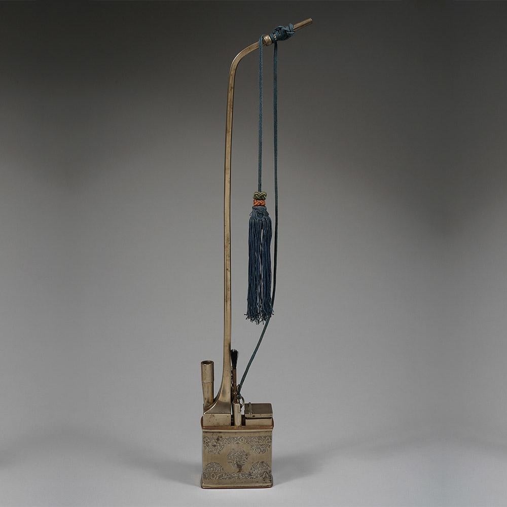 Hand-Crafted Late 19th/early 20th century, Tobacco Water Pipe, China For Sale