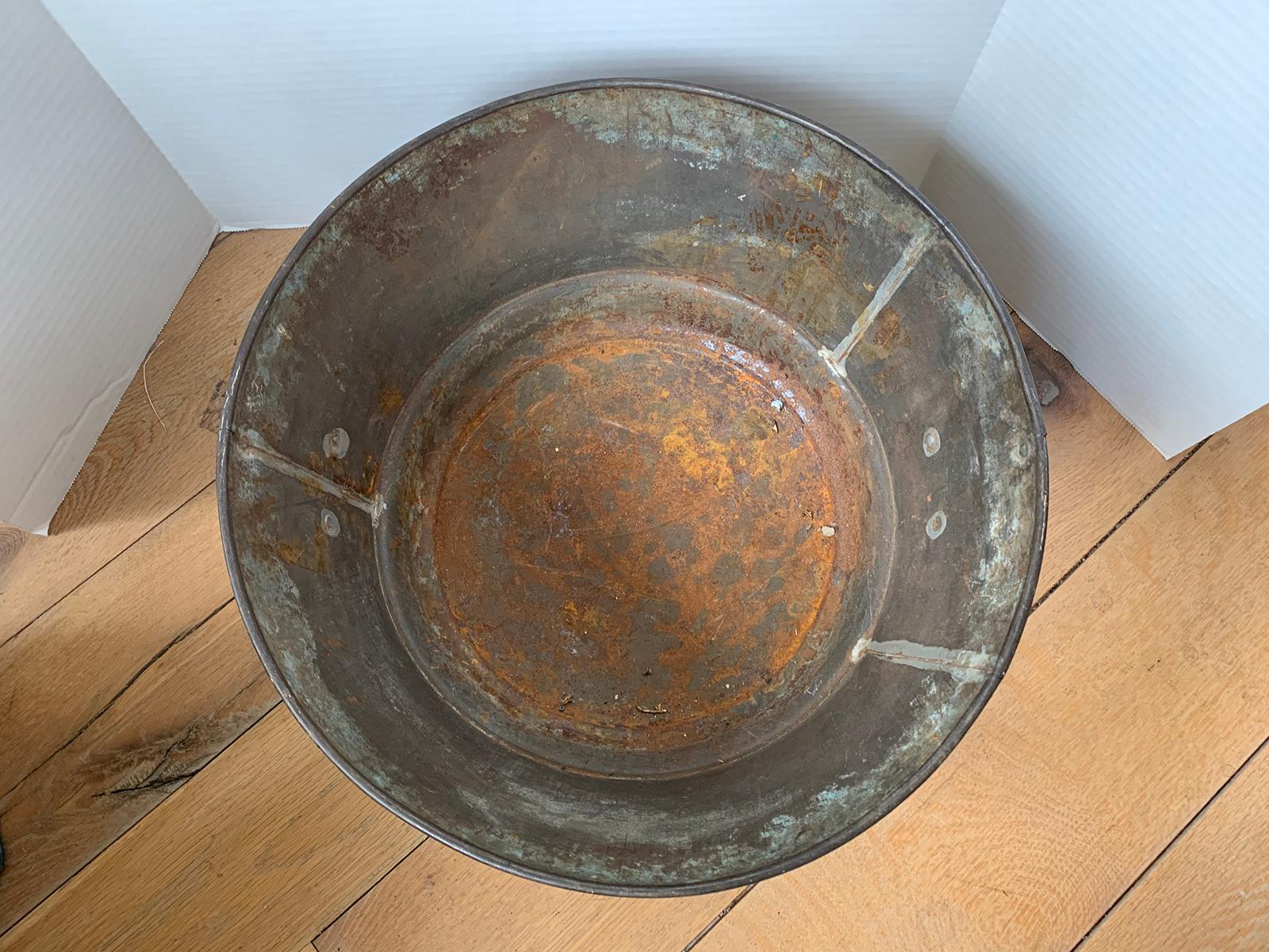 Late 19th-Early 20th Century Tole Container For Sale 1