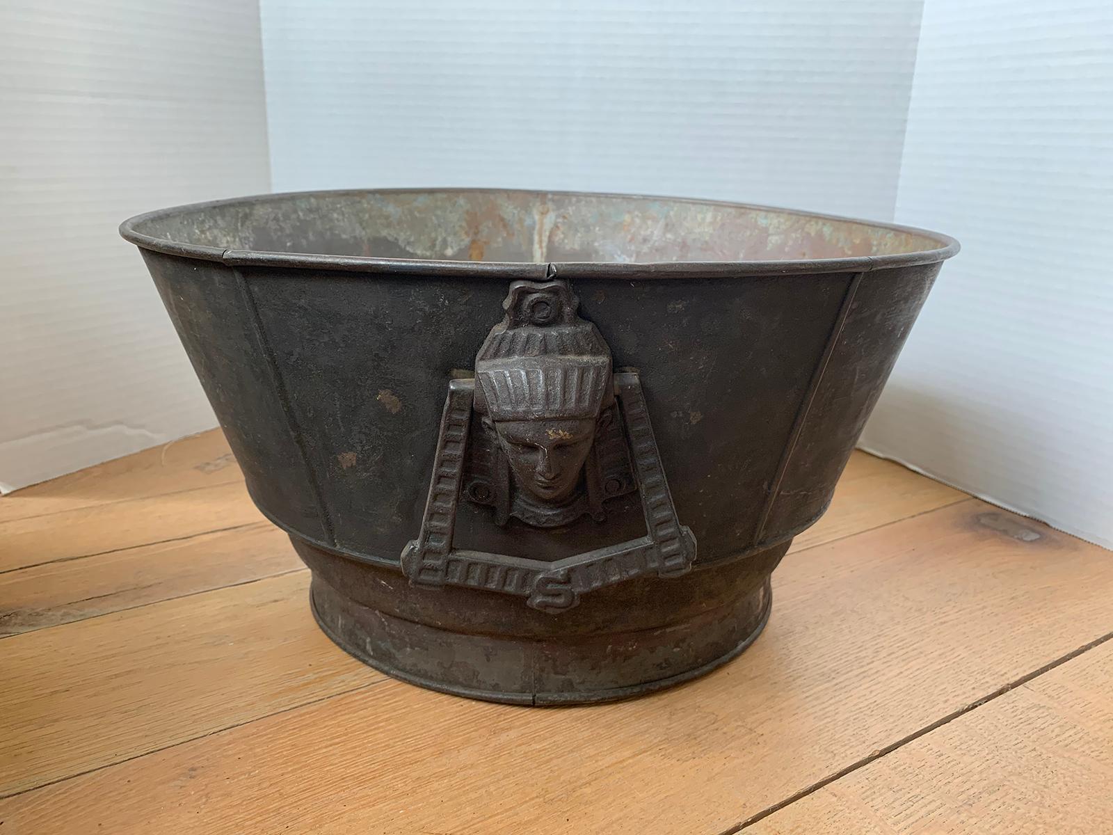 Late 19th-Early 20th Century Tole Container For Sale 3