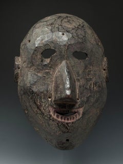 Late 19th-Early 20th Century Tribal Mask, West Nepal