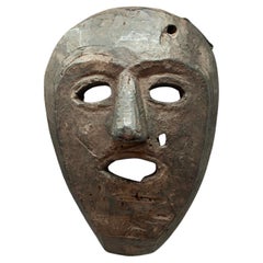 Used Late 19th-Early 20th Century Tribal Mask, West Nepal