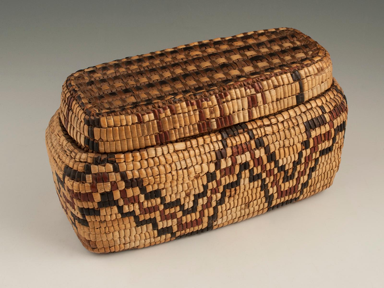 Late 19th-Early 20th Century Tribal Native American Columbia River Basket 2