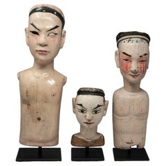 Late 19th-Early 20th Century Trio of Puppets, China