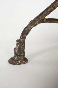 Late 19th French Arras Iron Garden Table