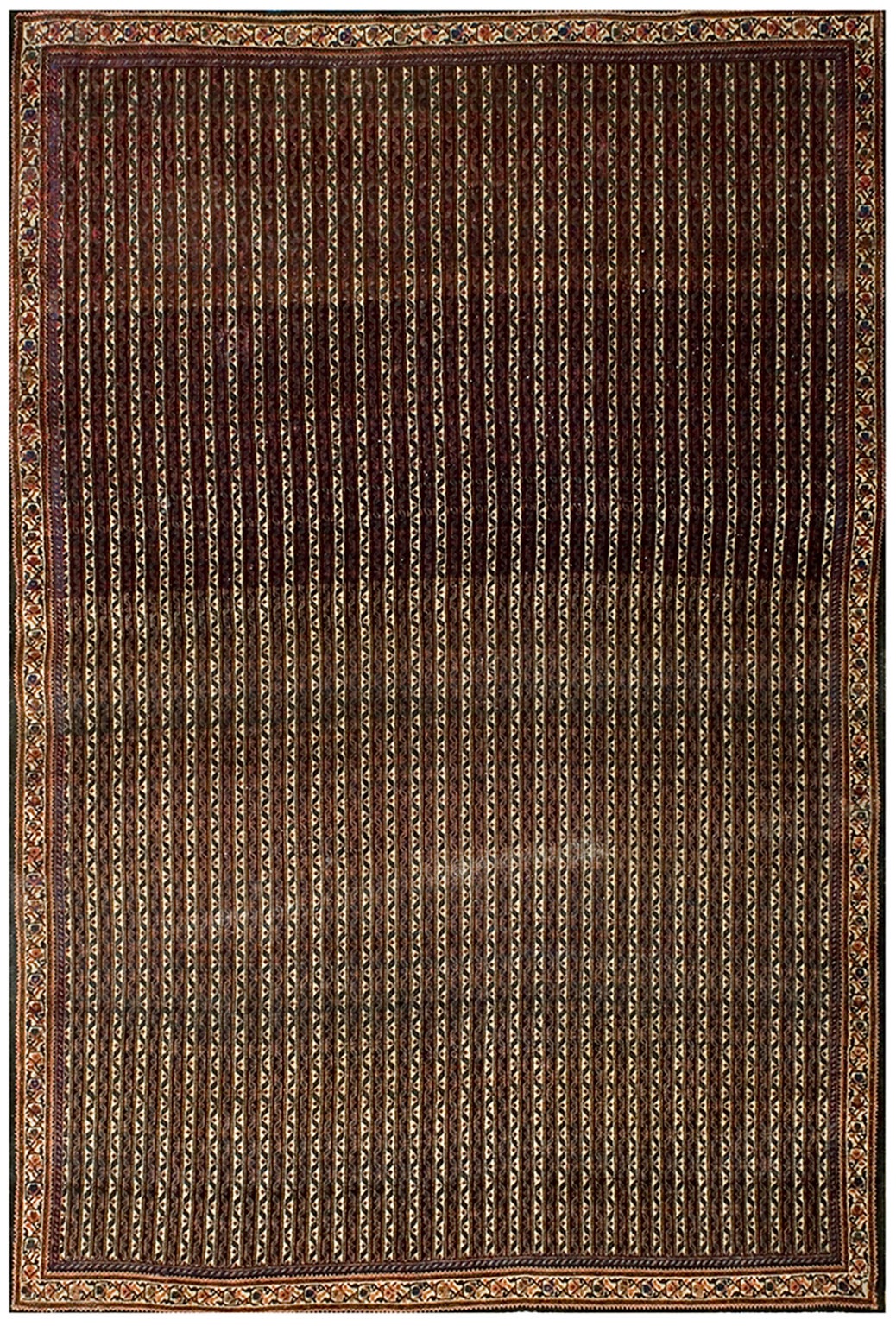 Persischer Sarouk-Franzouk-Teppich aus dem späten 19. Jahrhundert ( 1,42 m x 1,82 m – 127 x 198 cm) im Angebot