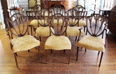 Late 19th to Early 20th Century Dining Chairs, Set of Eight