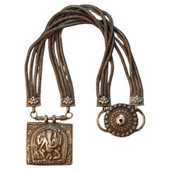 Jantar-Halskette des späten 19. bis frühen 20. Jahrhunderts, Nepal