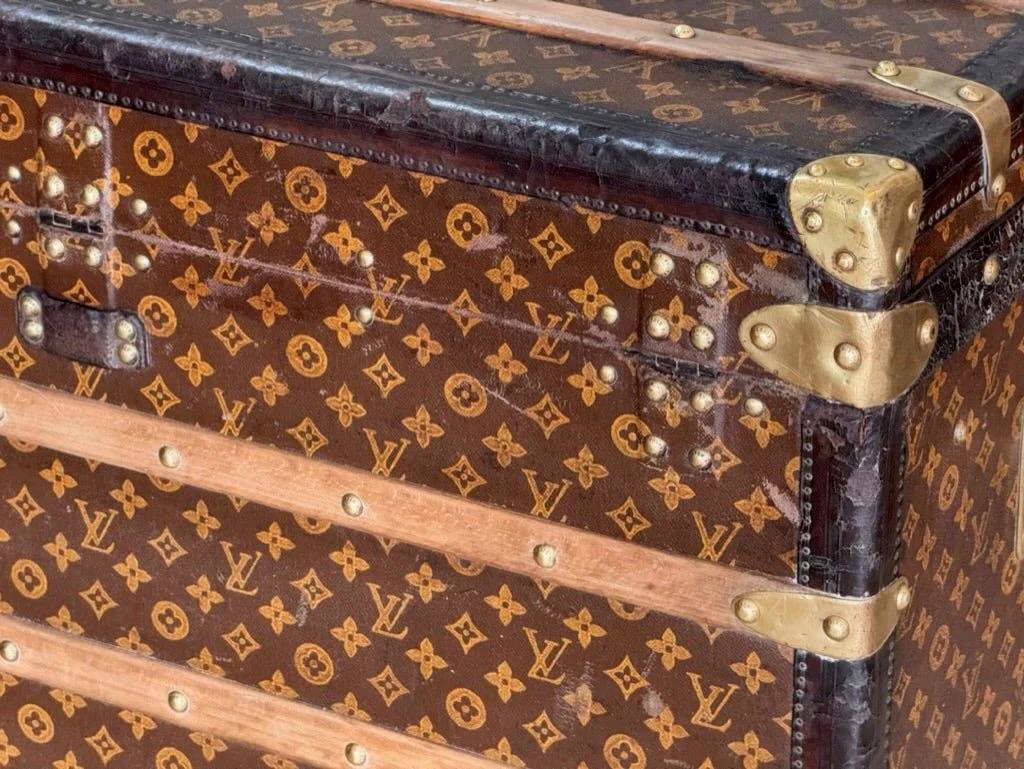 Baule a vapore Louis Vuitton della fine del XIX secolo o dell'inizio del XX secolo in vendita 1