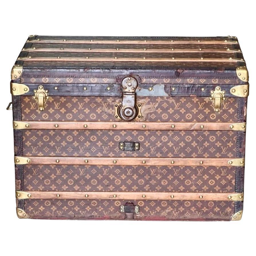 Malle à vapeur Louis Vuitton de la fin du 19e au début du 20e siècle