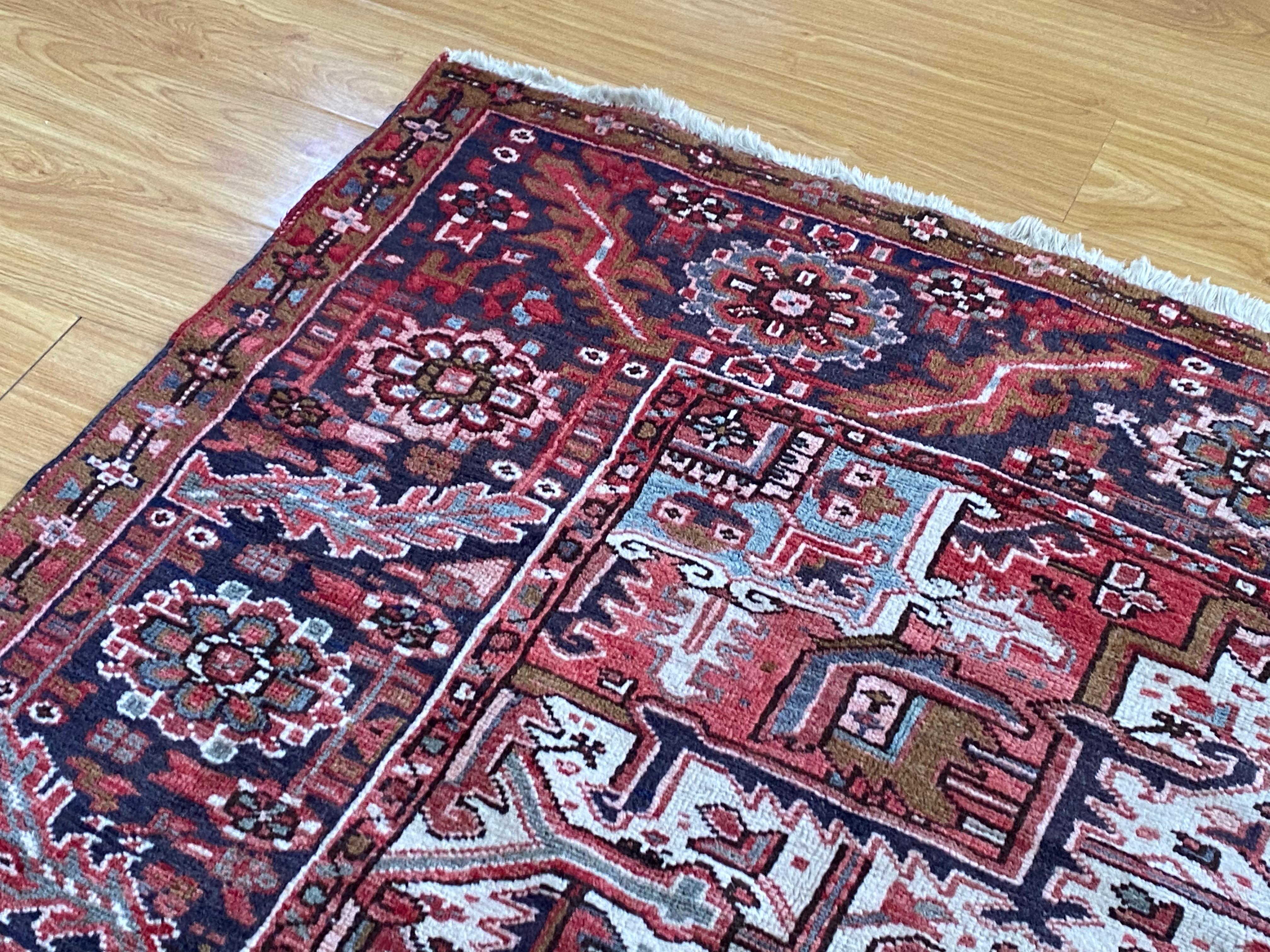 Late 19th to Early 20th Century Persian Rug For Sale 2