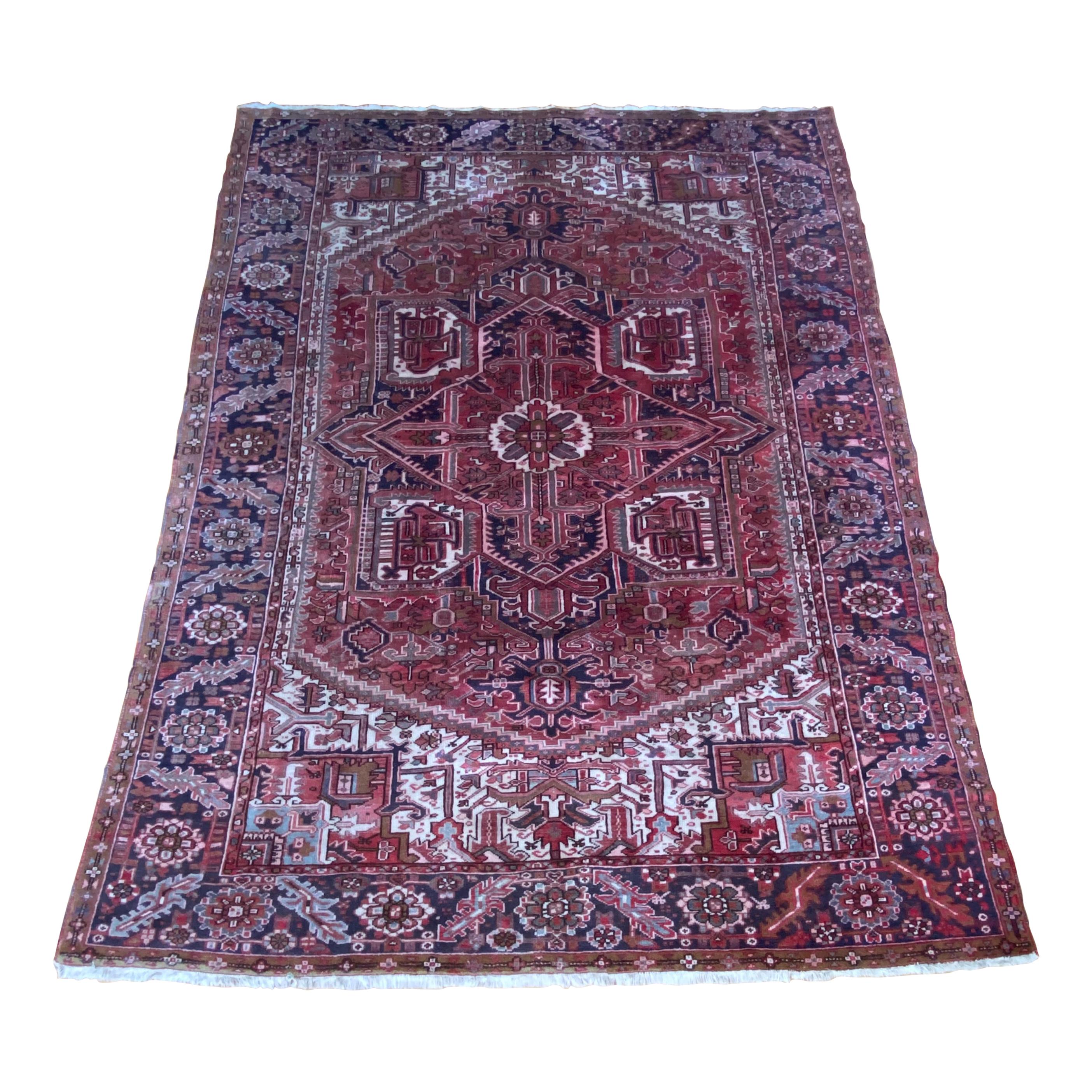 Late 19th to Early 20th Century Persian Rug For Sale