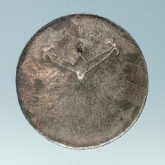 Late 19th to Early 20th Century Silver Pectoral Disc, Timor Island, Indonesia