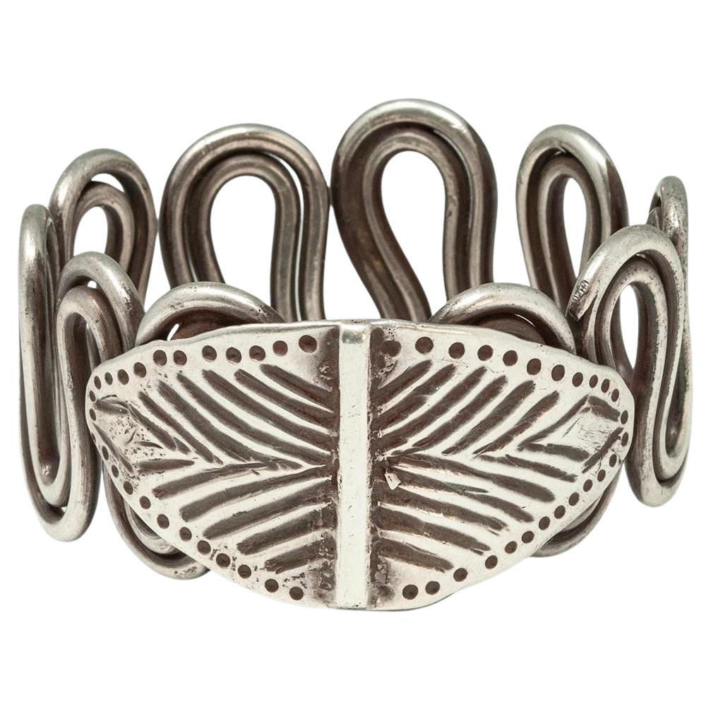 Late 19th to Early 20th Century Silver Wire Serpent Armlet, Rajasthan, India For Sale