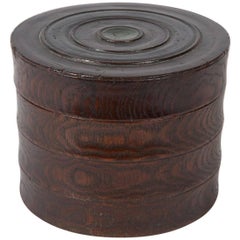 Late 19th to Early 20th Century Small Zelkova Wood Box from Korea