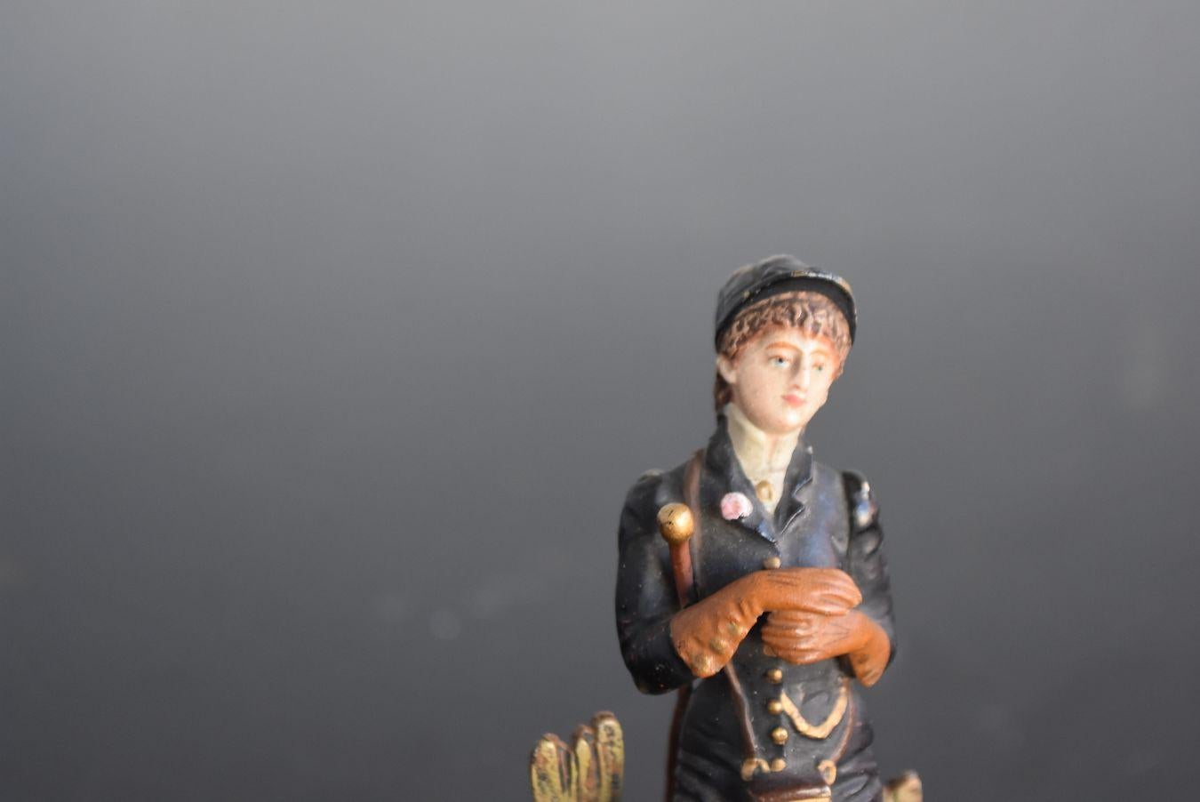 Late 19th Vienna Bronze Jockey Couple For Sale 1