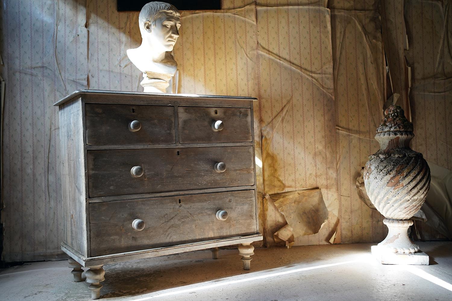 Late 19thC Bleached Pine Chest of Drawers, c.1900 14