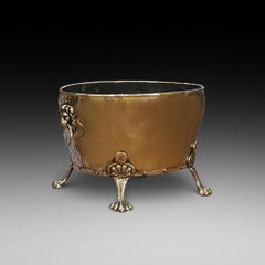 Late 19th Century Brass Log Bucket