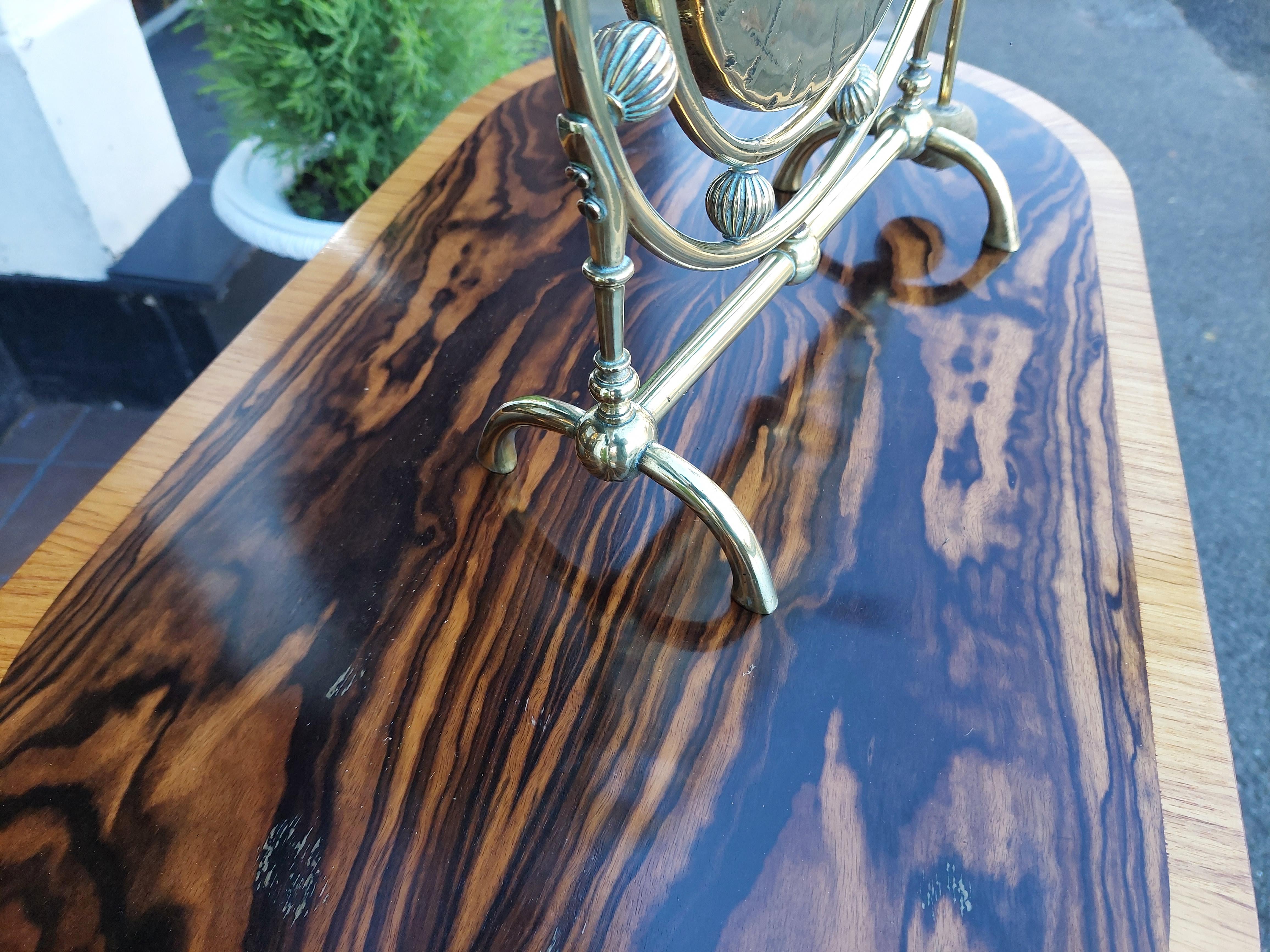 Late 19thC Brass Table Top Gong Bon état - En vente à Altrincham, GB