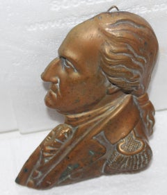 Late 19th Century Bronze George Washington Plaque