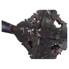 Ende des 19. Jahrhunderts geschnitzt Chinesisch Rosenholz Seite End Tabelle