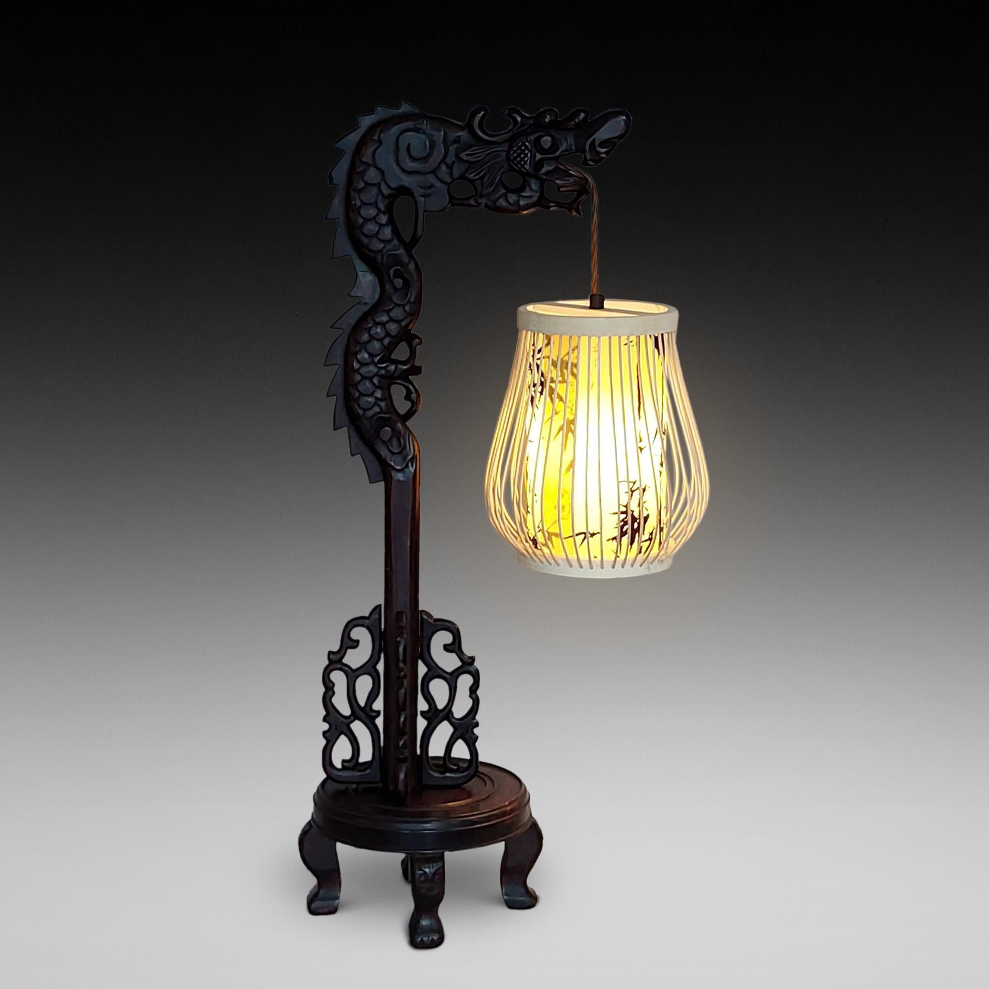Farol de madera dura de importación china de finales del siglo XIX Exportación china en venta