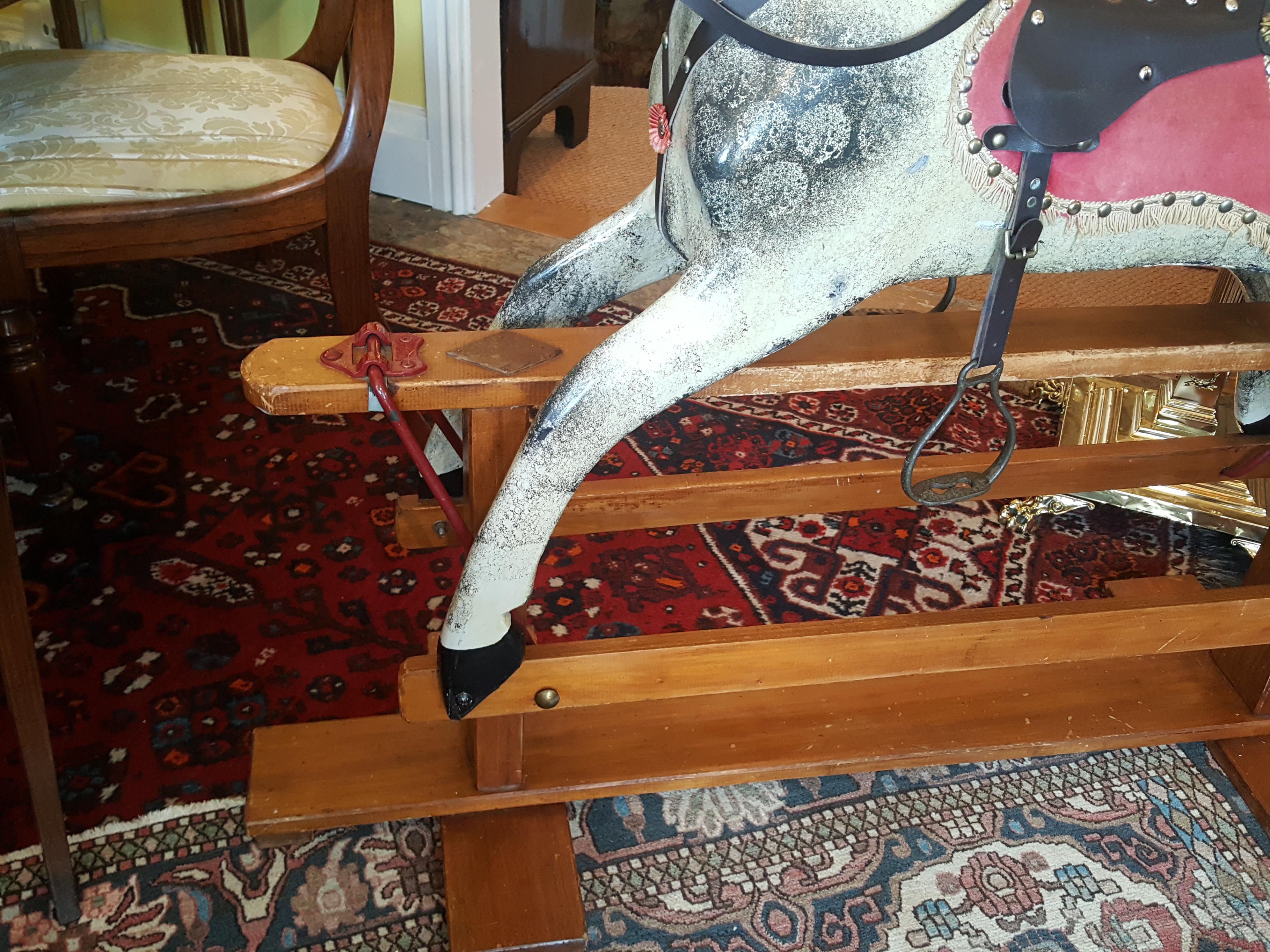 Late 19th-Early 20th Century Collinson Rocking Horse In Good Condition In Altrincham, Cheshire